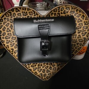 Dr. Martens Black and Leopard Bag